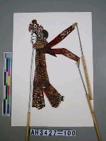 藏品(皮影戲偶—武旦)的圖片